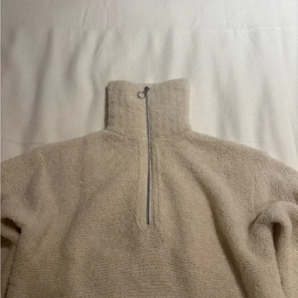Wilfred Cream Turtleneck Sweater - Picture 2 of 3